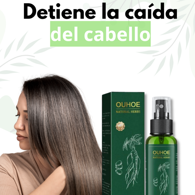 TONICO CAPILAR NATURAL OUHOE™ EN SPRAY PARA UN CRECIMIENTO FUERTE Y SALUDABLE DEL CABELLO🌿