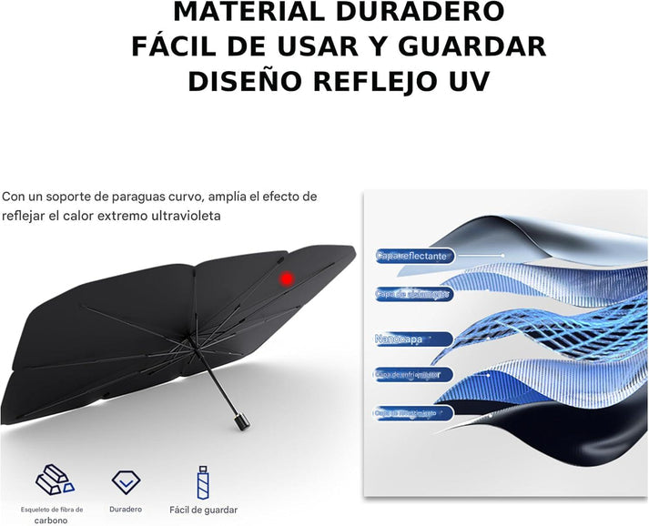 SOMBRILLA PROTECTOR SOLAR PARA VEHÍCULOS