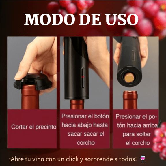 SACACORCHOS ELÉCTRICO