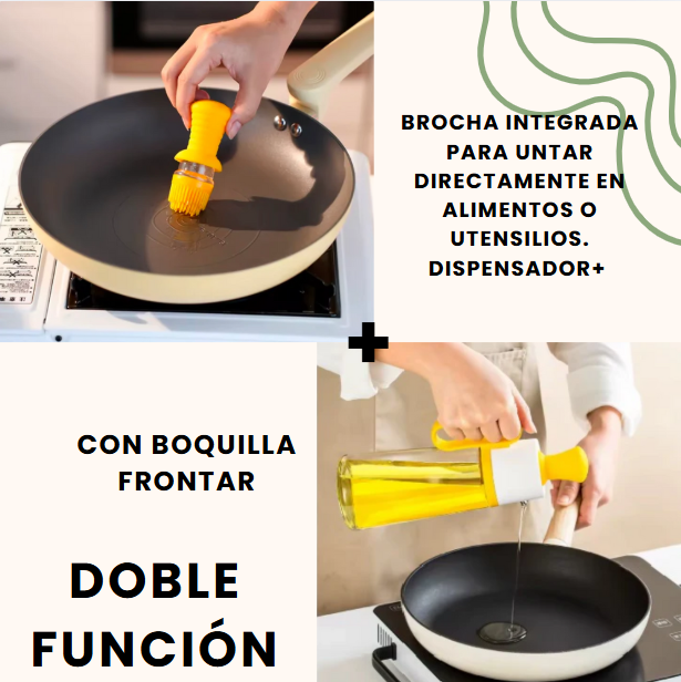 DISPENSADOR DE ACEITE 2 EN 1+ EBOOK GRATIS SOLO POR HOY🎀