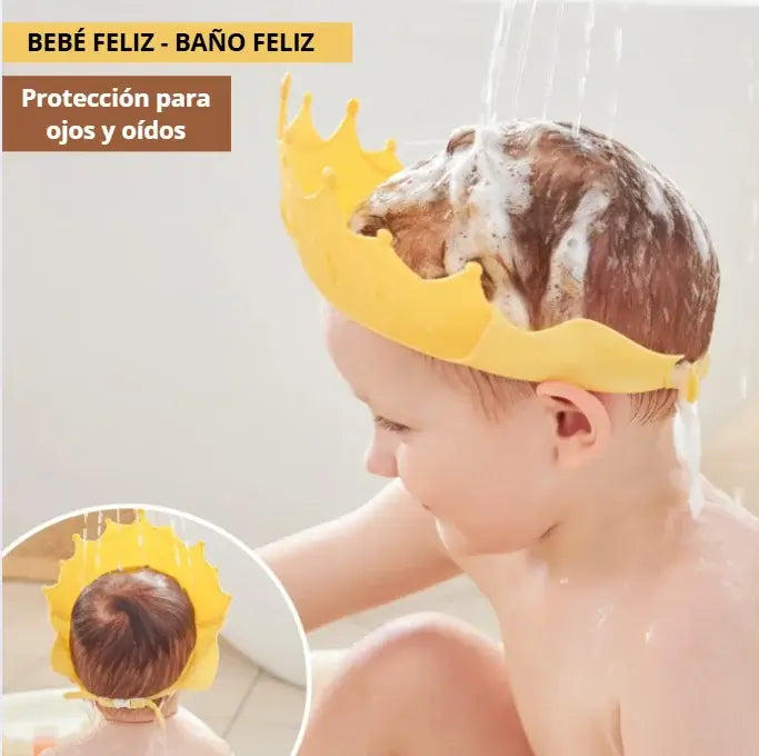 GORRO DE BAÑO PARA BEBÉS HappyBaby™