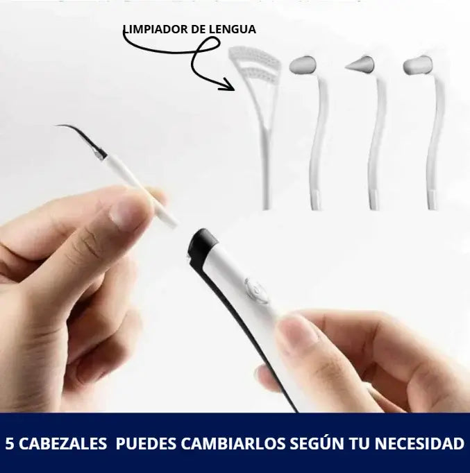 KIT LIMPIADOR ORAL ULTRASÓNICO – DIENTES MÁS LIMPIOS SONRISA MÁS SEGURA