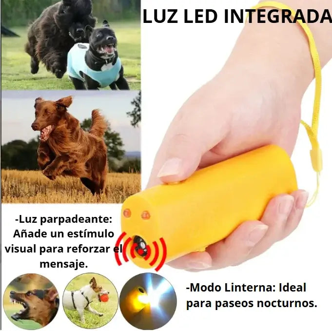 ENTRENADOR CANINO ULTRASÓNICO- CAMINA CON SEGURIDAD DONDE SEA QUE ESTÉS