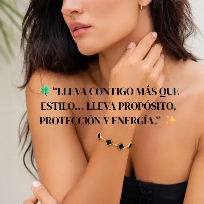 PULSERA TREBOL. “NO SOLO ES UNA PULSERA, ES LO QUE ATRAES CUANDO LA USAS” 🍀