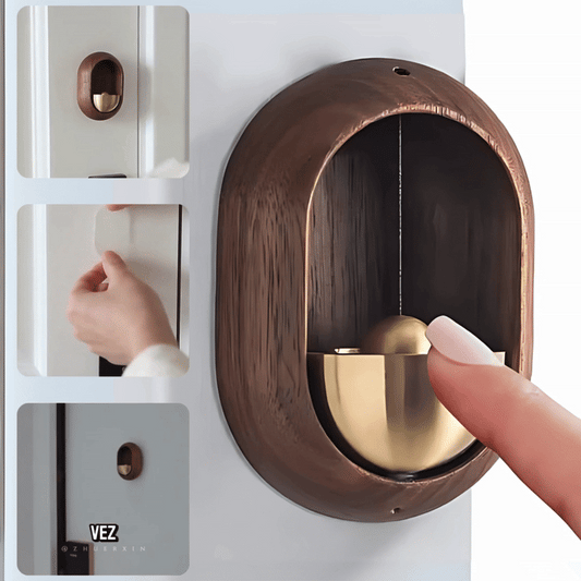 TIMBRE CAMPANA VINTAGE MADERA