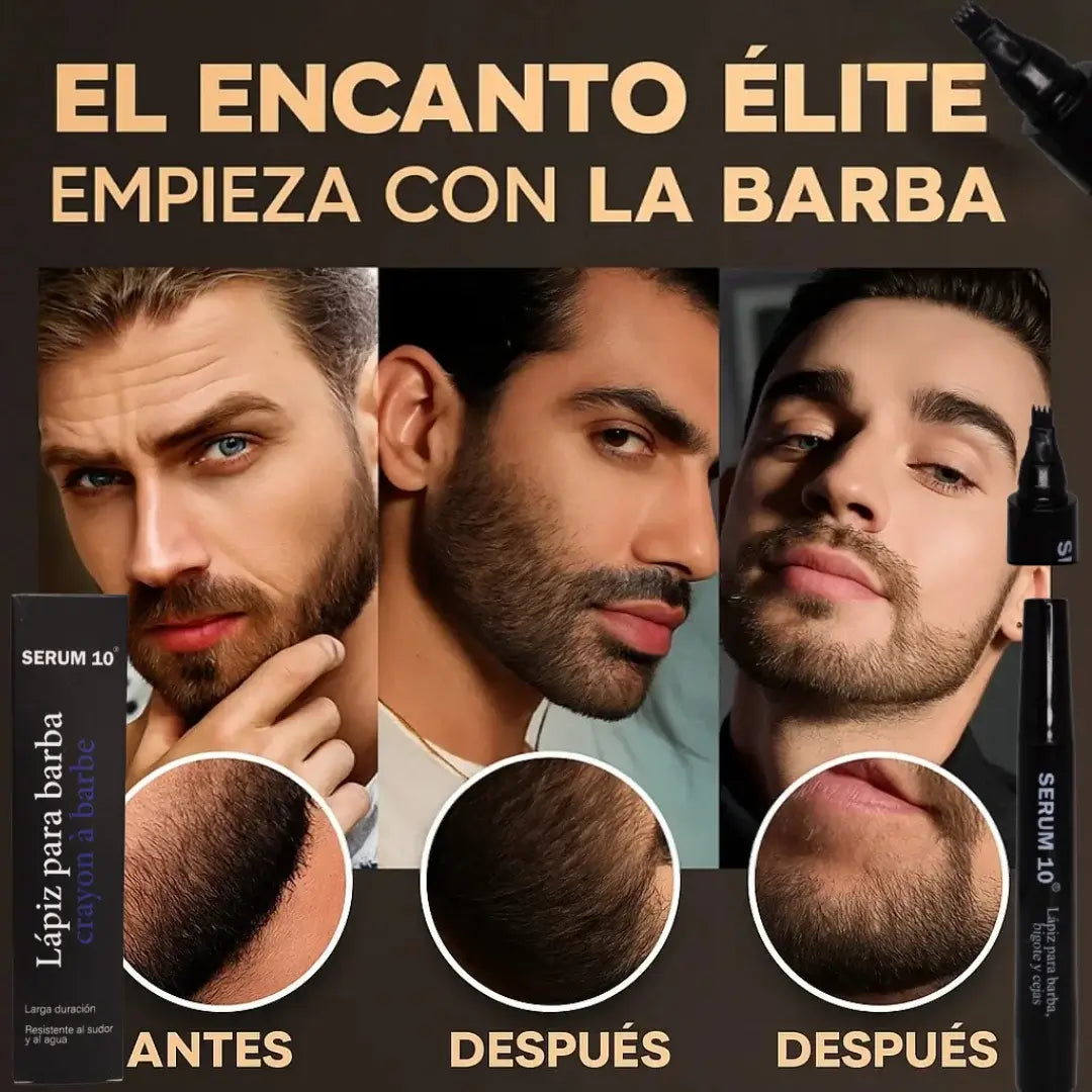 ✨LAPIZ PARA BARBA Y CEJAS 10PRO™. Impecables en segundos ✨