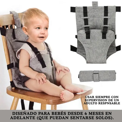 ✨CINTURÓN DE SEGURIDAD PARA BEBÉS – CONVIERTE CUALQUIER SILLA EN UNA SILLA SEGURA 👶
