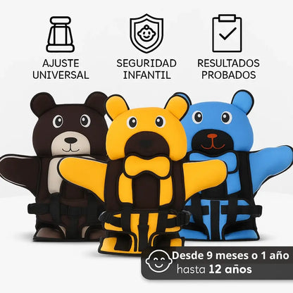 🧸 ARNES DE SEGURIDAD PORTATIL PARA NIÑOS – ¡Tus niños cómodos, viajes Felices y Seguros! ✨
