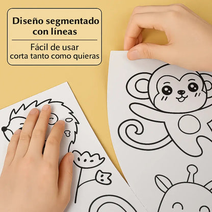 ROLLO CREATIVO KIDS™  DESPIERTA LA IMAGINACIÓN DE TUS HIJOS Y APAGA LAS PANTALLAS 🌟