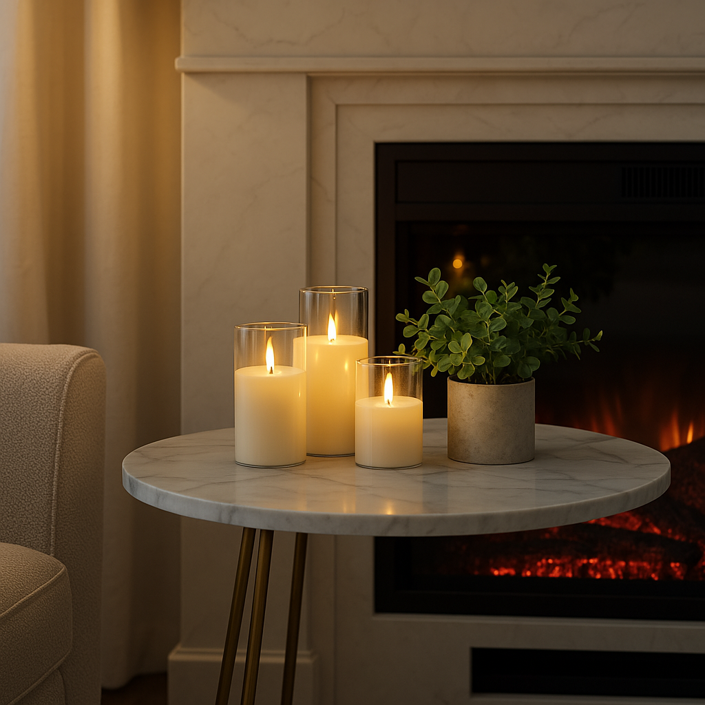 GLOWFLAME™ – VELAS SIN FUEGO. LUZ QUE TRANSFORMA TU HOGAR, SIN RIESGOS🔥