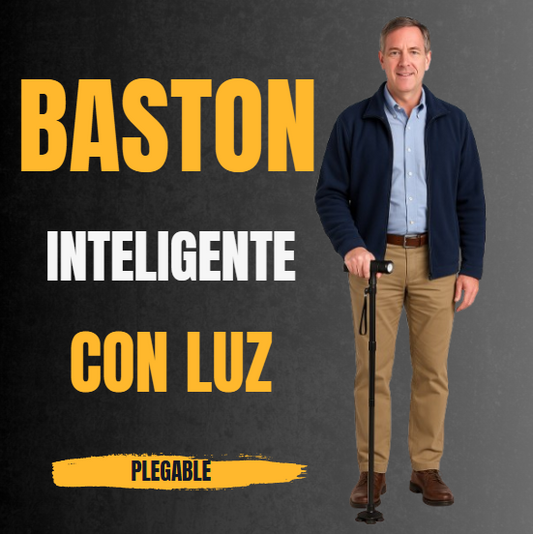 BASTON PLEGABLE CON LINTERNA-TRUSTY CANE ®️
