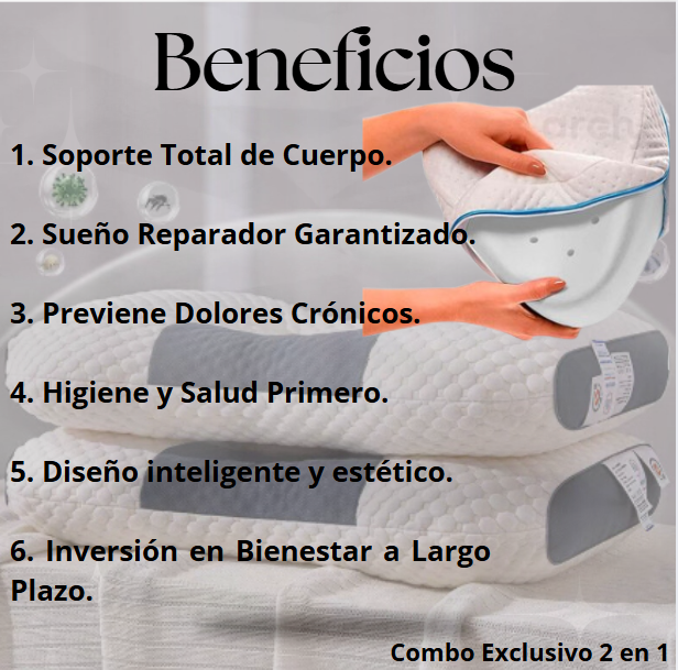 COMBO ALMOHADAS ORTOPÉDICAS