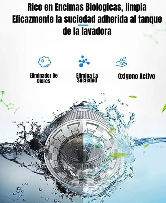 PASTILLAS ULTRA LIMPIADORAS PARA LAVADORA X 12 UNIDADES