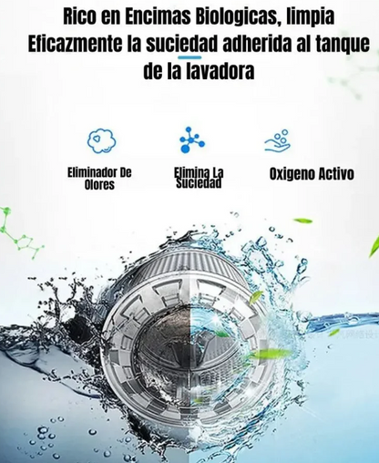 PASTILLAS ULTRA LIMPIADORAS PARA LAVADORA X 12 UNIDADES