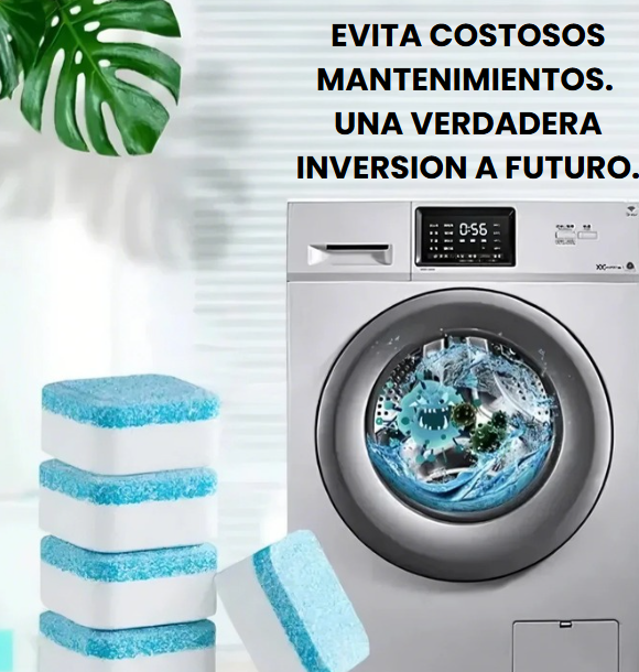 PASTILLAS ULTRA LIMPIADORAS PARA LAVADORA X 12 UNIDADES