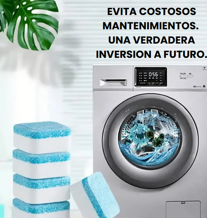 PASTILLAS ULTRA LIMPIADORAS PARA LAVADORA X 12 UNIDADES