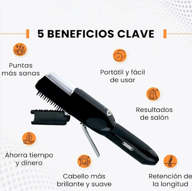 CEPILLO RECARGABLE ELIMINADOR DE HORQUILLA
