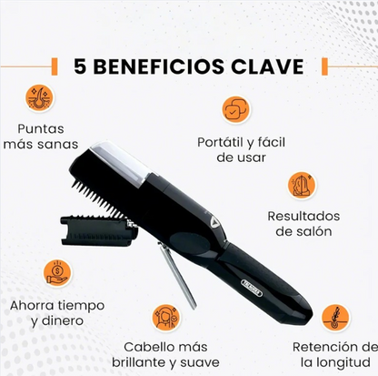 CEPILLO RECARGABLE ELIMINADOR DE HORQUILLA