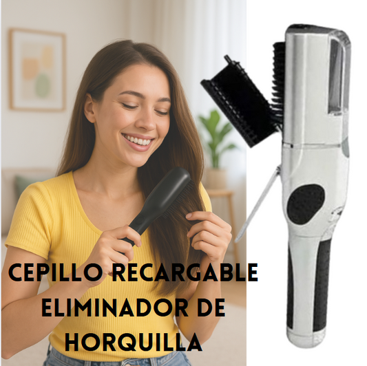 CEPILLO RECARGABLE ELIMINADOR DE HORQUILLA