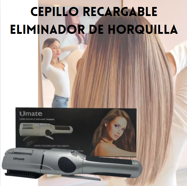 CEPILLO RECARGABLE ELIMINADOR DE HORQUILLA