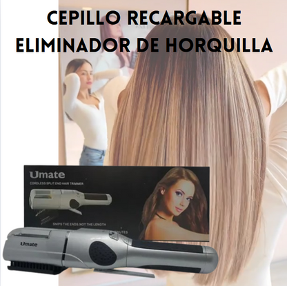CEPILLO RECARGABLE ELIMINADOR DE HORQUILLA