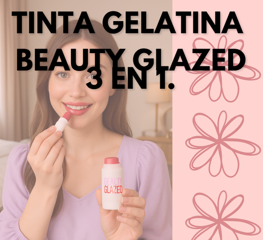 TINTA GELATINA BEAUTY GLAZED 3 EN 1.