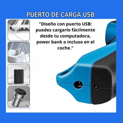 TIJERA ELÉCTRICA MULTIUSOS RECARGABLE