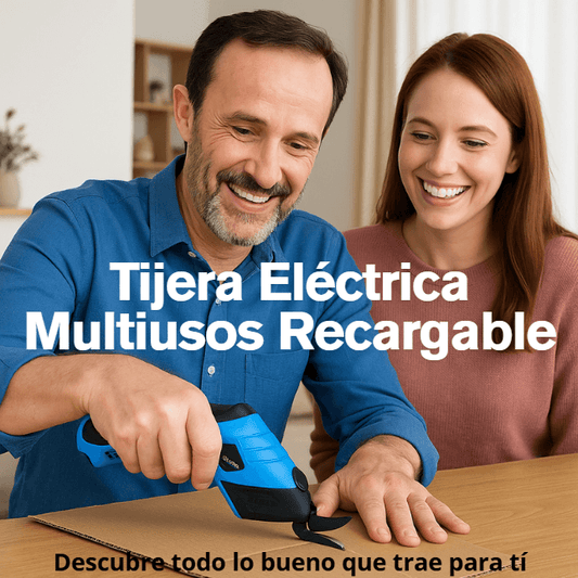 TIJERA ELÉCTRICA MULTIUSOS RECARGABLE