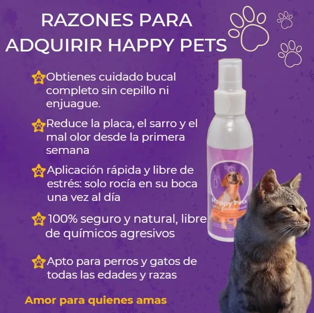HAPPY PETS - CUIDADO BUCAL PARA MASCOTAS🎀