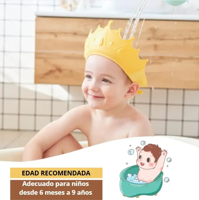 GORRO DE BAÑO PARA BEBÉS HappyBaby™