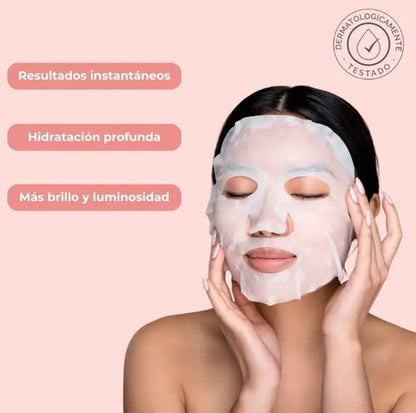 MASCARILLA DE COLÁGENO, EL SECRETO PARA UNA PIEL MÁS JOVEN. DISPONIBLE EN SET DE 4, 8 O 12 UNIDADES