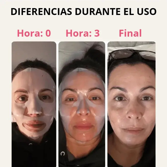 MASCARILLA DE COLÁGENO, EL SECRETO PARA UNA PIEL MÁS JOVEN. DISPONIBLE EN SET DE 4, 8 O 12 UNIDADES
