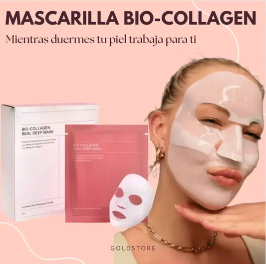 MASCARILLA DE COLÁGENO, EL SECRETO PARA UNA PIEL MÁS JOVEN. DISPONIBLE EN SET DE 4, 8 O 12 UNIDADES
