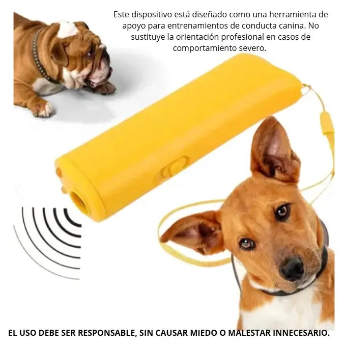 ENTRENADOR CANINO ULTRASÓNICO- CAMINA CON SEGURIDAD DONDE SEA QUE ESTÉS
