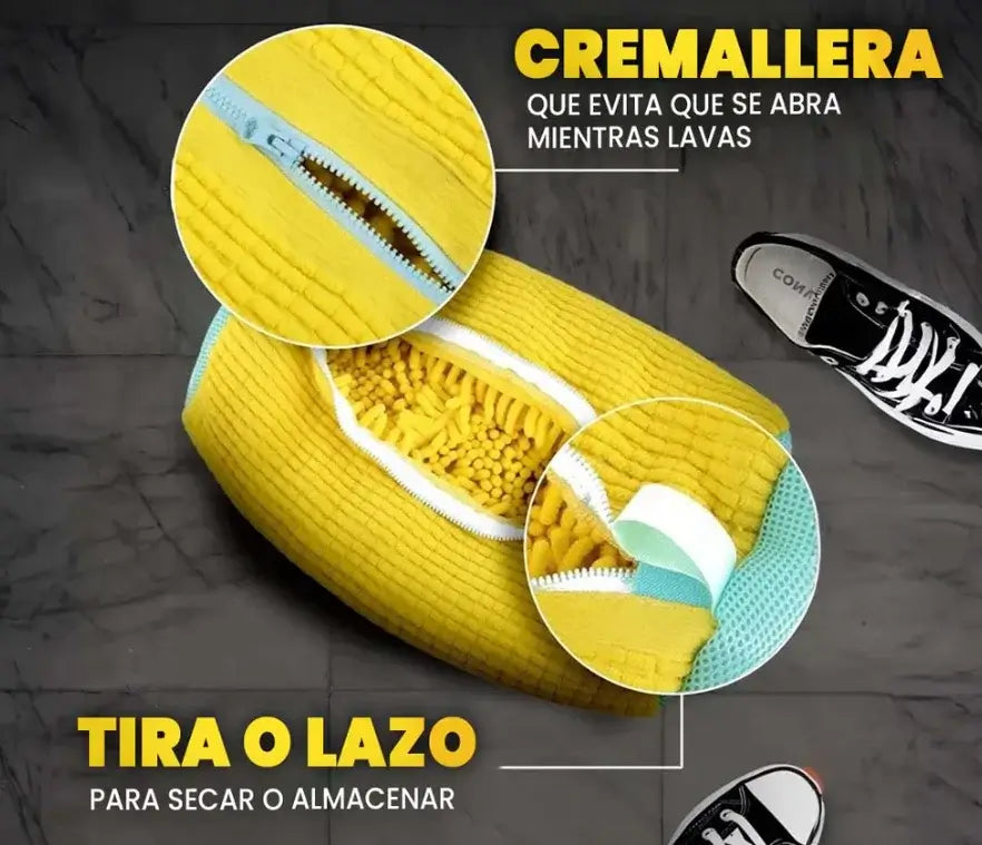 BOLSA PARA LAVAR ZAPATOS EN LAVADORA