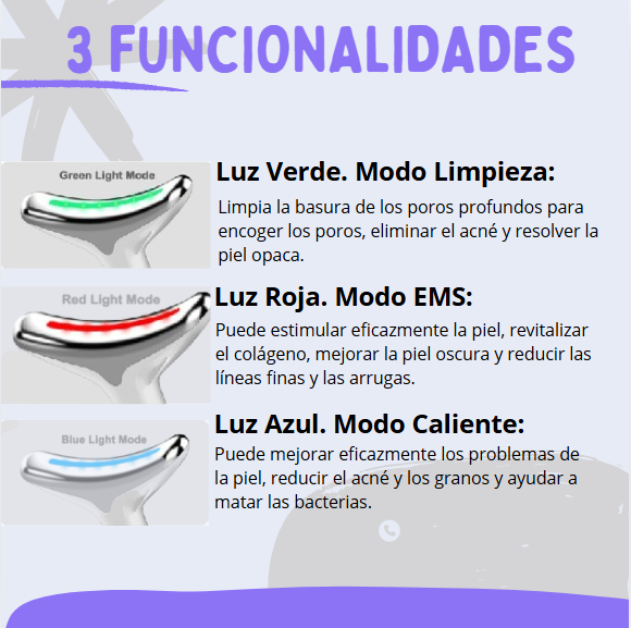 MASAJEADOR  ANTIENVEJECIMIENTO+ REGALO RODILLO FACIAL DE HIELO