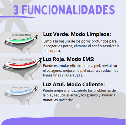 MASAJEADOR  ANTIENVEJECIMIENTO+ REGALO RODILLO FACIAL DE HIELO