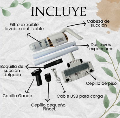 ASPIRADORA INHALÁMBRICA-VACUUM®️