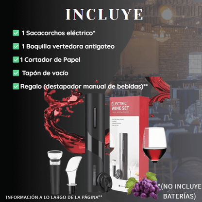 SACACORCHOS ELÉCTRICO