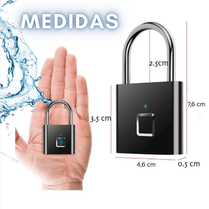 CANDADO INTELIGENTE CON HUELLA DACTILAR