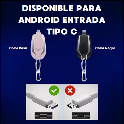 LLAVERO CARGADOR PORTÁTIL