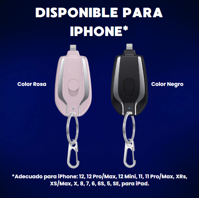 LLAVERO CARGADOR PORTÁTIL