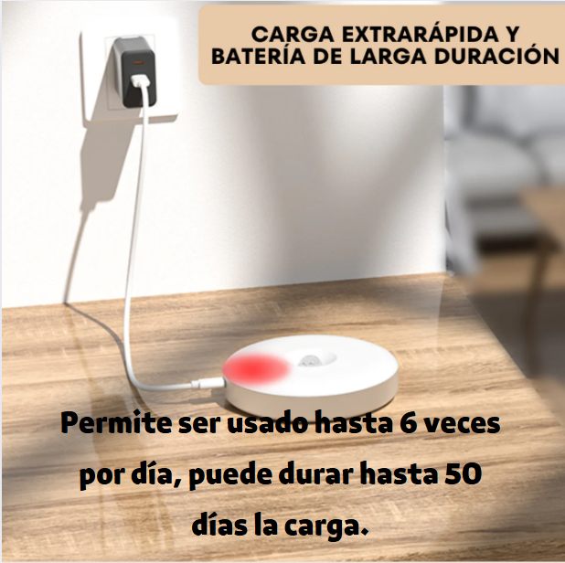 LUZ LED CON SENSOR DE MOVIMIENTO X3. RECARGABLE. CAMINA CON TRANQUILIDAD Y OLVIDATE DE LOS ACCIDENTES NOCTURNOS + EBOOK GRATIS🎀