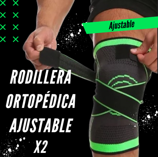 KIT X2 RODILLERA ORTOPEDICA DEPORTIVA - AJUSTABLE