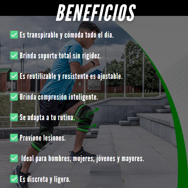 KIT X2 RODILLERA ORTOPEDICA DEPORTIVA - AJUSTABLE