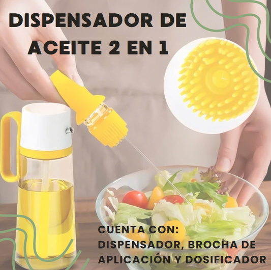 DISPENSADOR DE ACEITE 2 EN 1+ EBOOK GRATIS SOLO POR HOY🎀