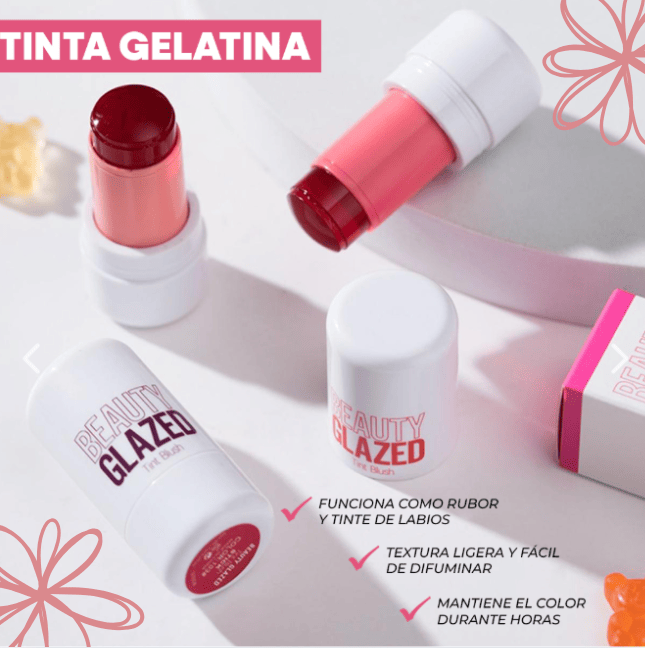 TINTA GELATINA BEAUTY GLAZED 3 EN 1.