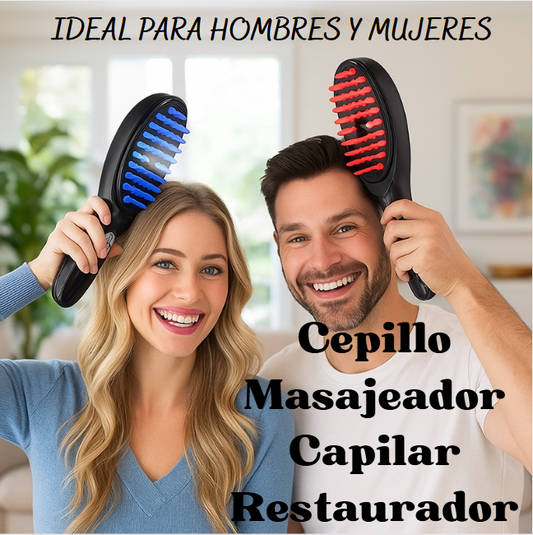 Cepillo Masajeador Capilar Restaurador + EBOOK GRATIS🎀