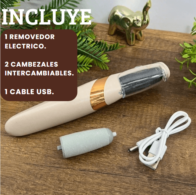 REMOVEDOR DE CALLOS ELÉCTRICO + EBOOK GRATIS 🎀 SOLO POR HOY