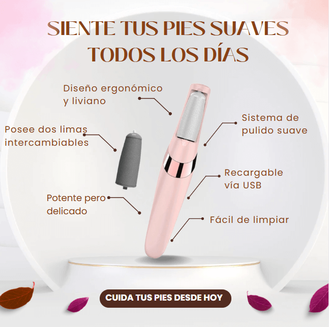 REMOVEDOR DE CALLOS ELÉCTRICO + EBOOK GRATIS 🎀 SOLO POR HOY